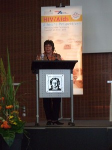Marion Caspers-Merck auf der Ethikkonferenz 2008