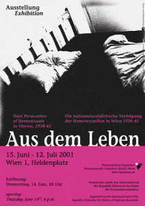 Aus dem Leben - Die nationalsozialistische Verfolgung der Homosexuellen in Wien 1938 - 1945