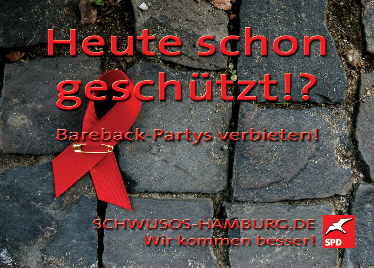 Schwusos Hamburg: Bareback verbieten!