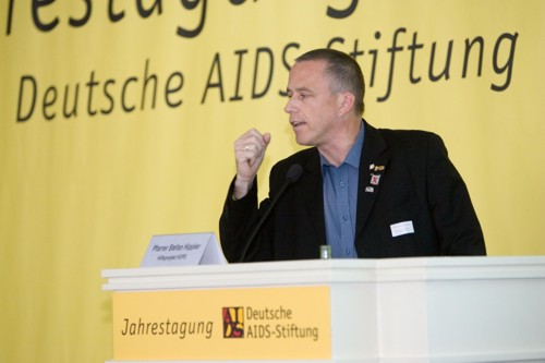 Stefan Hippler bei der Deutschen Aids-Stiftung (Foto: Hope Cape Town)