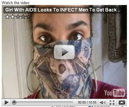 Screenshot des Videos mit der HIV-Falschmeldung