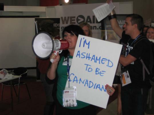 Proteste gegen Kanadas 'neue' Drogenpolitik (Foto: Dirk Sander)