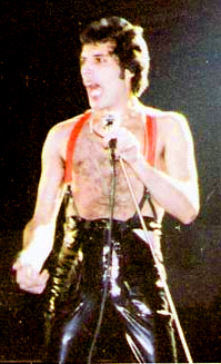 Freddy Mercury 1979 in Hannover (Foto wikimedia / Uwe Matezki)