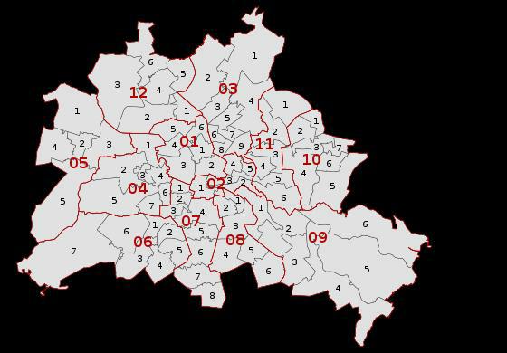 Wahlkreise Abgeordnetenhaus Berlin (Grafik: Amt für Statistik Berlin-Brandenburg 2008)