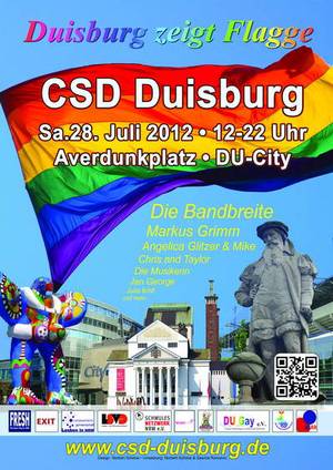 Plakat des CSD Duisburg 2012