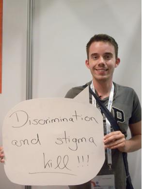 discrimination and stigma kill - Diskriminierung und Stigma töten